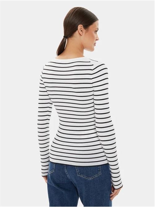 woven label tight sweater CALVIN KLEIN JEANS | J20J2236110GO